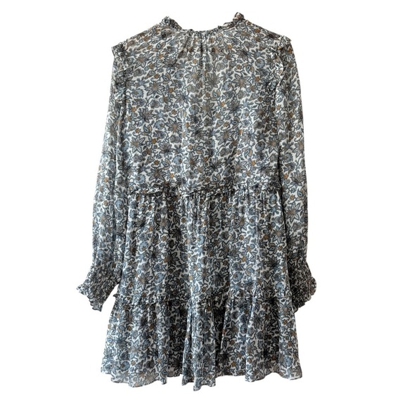 Veronica Beard Savile Floral Silk Dress - Picture 3 of 11